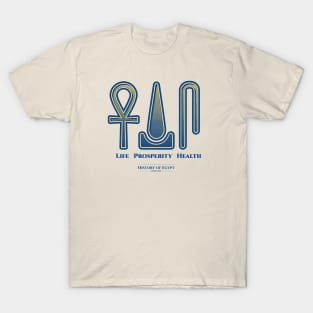 Ancient Egypt Ankh Life Prosperity Health T-Shirt